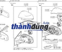 87626-07203 | ỐP GƯƠNG CHIẾU HẬU KIA MORNING 2008 - Ảnh 5