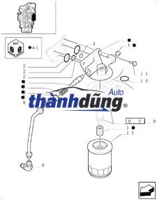 LỌC NHỚT MITSUBISHI TRITON 2008-2018 LỌC NHỚT MITSUBISHI TRITON 2008-2018