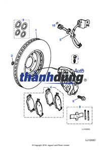 MÁ PHANH TRƯỚC HYUNDAI EON 2012 MÁ PHANH TRƯỚC HYUNDAI EON 2012
