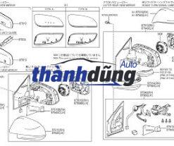 ỐP GƯƠNG CHIẾU HẬU TOYOTA RUSH 2021 - Ảnh 4