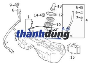NẮP THÙNG DẦU FUSO CANTER NẮP THÙNG DẦU FUSO CANTER - Ảnh 5