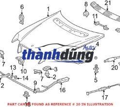 TI CHỐNG NẮP CAPO ACURA MDX - Ảnh 4