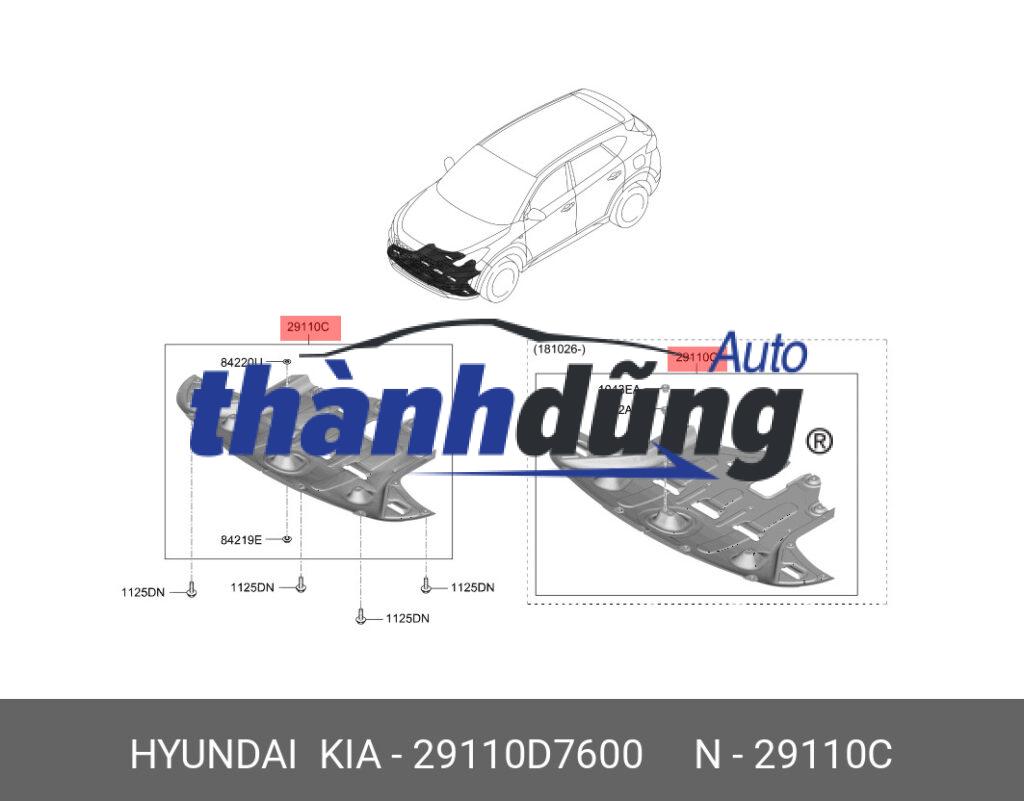 CHẮN BÙN GẦM MÁY HYUNDAI TUCSON 2016-2018