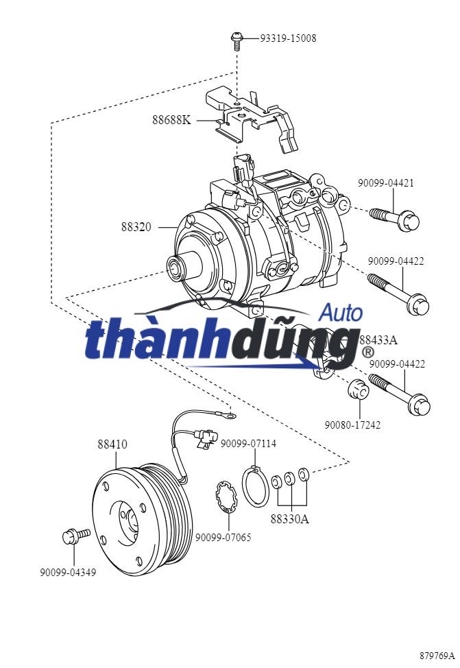 LỐC ĐIỀU HÒA TOYOTA VIOS 2021 LỐC ĐIỀU HÒA TOYOTA VIOS 2021 - Ảnh 4