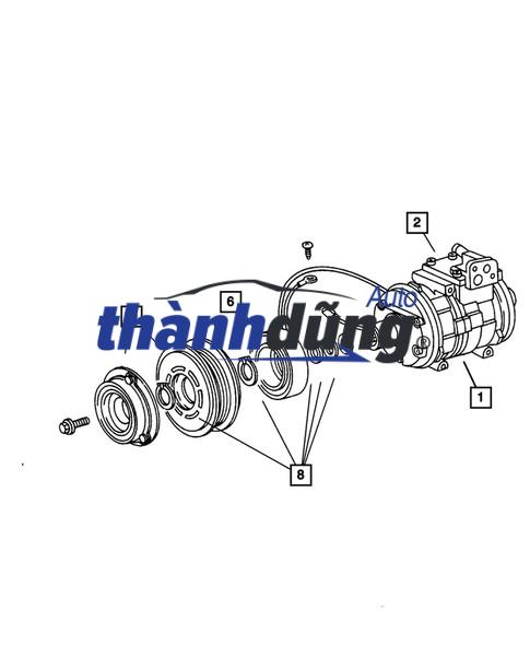 LỐC LẠNH ISUZU TROOPER 2001 LỐC LẠNH ISUZU TROOPER 2001 - Ảnh 3