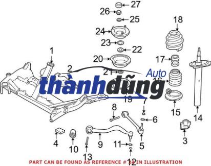 96549921 | BÁT BÈO GIẢM XÓC DAEWOO LACETTI 2006