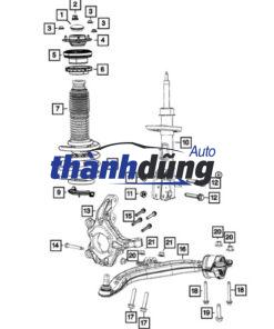 6C1118183AB | BÁT BÈO GIẢM XÓC FORD TRANSIT 2006-2017 - Ảnh 4
