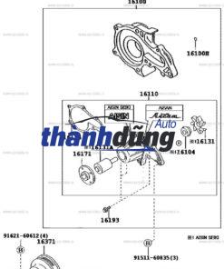 L327-15-100A | BƠM NƯỚC FORD ESCAPE 2010 - Ảnh 3