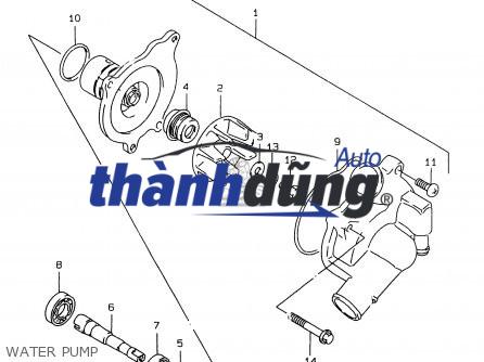 BƠM NƯỚC ĐỘNG CƠ XE ĐÔ THÀNH IZ65 | 1307100WK BƠM NƯỚC ĐỘNG CƠ XE ĐÔ THÀNH IZ65 | 1307100WK - Ảnh 4