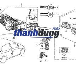 CÔNG TẮC ĐÈN XI NHAN HONDA CITY 2019 - Ảnh 3