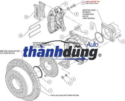 ĐĨA PHANH TRƯỚC KIA FRONTIER