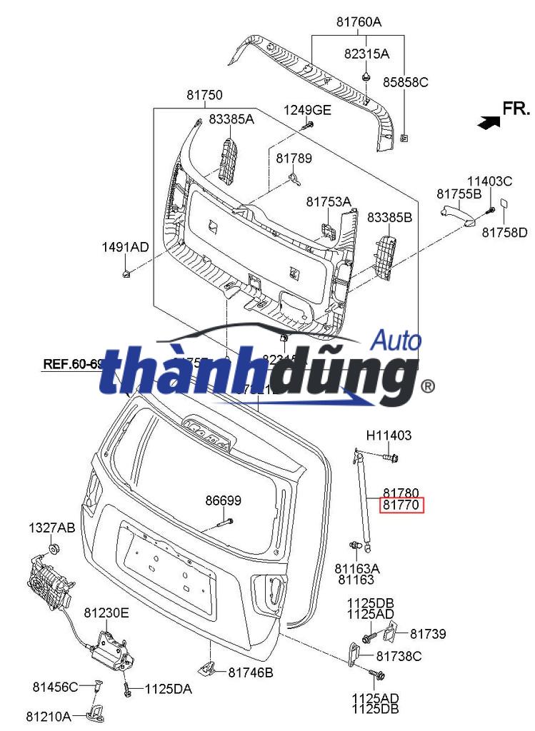 TY CHỐNG CỐP HẬU DAEWOO NUBIRA 2000 TY CHỐNG CỐP HẬU DAEWOO NUBIRA 2000 - Ảnh 3