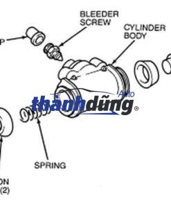 HEO THẮNG BÁNH SAU XE HYUNDAI HD210 HEO THẮNG BÁNH SAU XE HYUNDAI HD210 - Ảnh 4