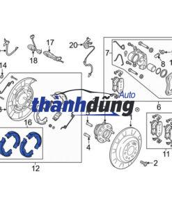 MÁ PHANH TRƯỚC TOYOTA 4RUNNER 2002-2009 MÁ PHANH TRƯỚC TOYOTA 4RUNNER 2002-2009 - Ảnh 4