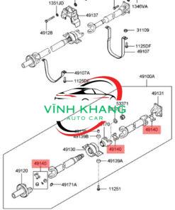 491404A000 | BI CHỮ THẬP XE HYUNDAI PORTER 2 491404A000 | BI CHỮ THẬP XE HYUNDAI PORTER 2 - Ảnh 3