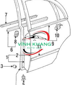 96648860 | CÁNH CỬA SAU PHỤ CHEVROLET AVEO 96648860 | CÁNH CỬA SAU PHỤ CHEVROLET AVEO - Ảnh 3