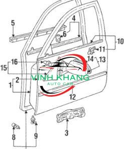 77004B4001 | CÁNH CỬA SAU HYUNDAI I10 2016-2022 77004B4001 | CÁNH CỬA SAU HYUNDAI I10 2016-2022 - Ảnh 4