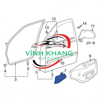 77004B4001 | CÁNH CỬA SAU HYUNDAI I10 2016-2022 77004B4001 | CÁNH CỬA SAU HYUNDAI I10 2016-2022 - Ảnh 3