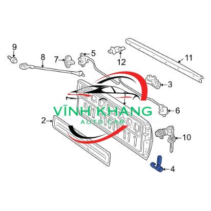 CỬA THÙNG SAU NISSAN NAVARA 2020 CỬA THÙNG SAU NISSAN NAVARA 2020 - Ảnh 4