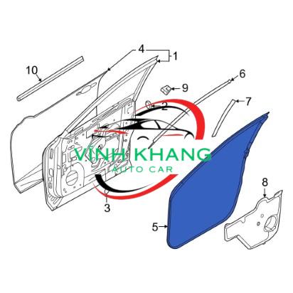 821305H000 | Ron nẹp kính HYUNDAI HD65