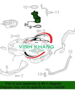 NẮP VẶN CỤM BƠM XĂNG HYUNDAI SANTAFE (Copy) - Ảnh 3