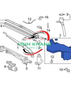 96484282 | BÌNH NƯỚC RỬA KÍNH DAEWOO MATIZ 3 - Ảnh 3