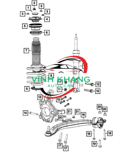 CV613K155B2B | BÁT BÈO GIẢM XÓC FORD FOCUS 2005-2012 (Copy) CV613K155B2B | BÁT BÈO GIẢM XÓC FORD FOCUS 2005-2012 (Copy) - Ảnh 3