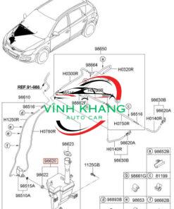 BÌNH NƯỚC PHỤ HYUNDAI TUCSON 2015-2021 | 25431D3500 