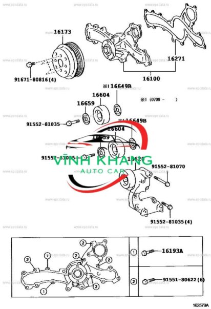 BƠM NƯỚC ĐỘNG CƠ SUZUKI ERTIGA 2020 BƠM NƯỚC ĐỘNG CƠ SUZUKI ERTIGA 2020 - Ảnh 4