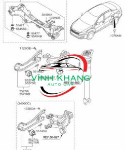 545513X000 | CAO SU CÀNG A NHỎ HYUNDAI ELANTRA 2012 545513X000 | CAO SU CÀNG A NHỎ HYUNDAI ELANTRA 2012 - Ảnh 3