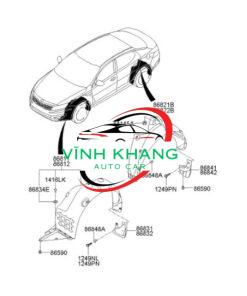 CBB1812 - CHẮN BÙN BÁNH LIFAN 520 2006 CBB1812 - CHẮN BÙN BÁNH LIFAN 520 2006 - Ảnh 3