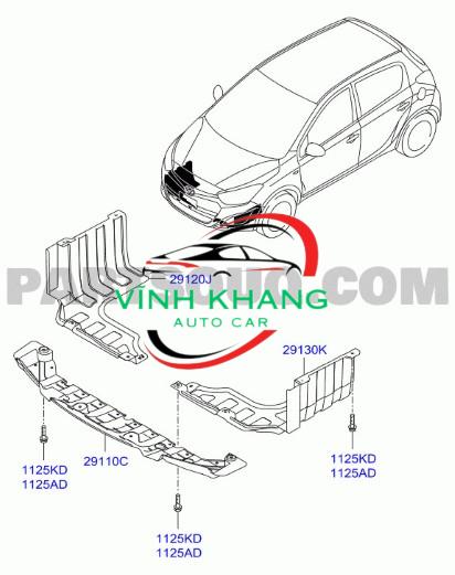 CHẮN BÙN GẦM MÁY XE MERCEDES E200 2009-2017 | A2126800608 CHẮN BÙN GẦM MÁY XE MERCEDES E200 2009-2017 | A2126800608 - Ảnh 4