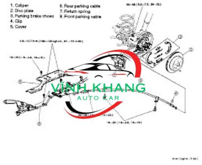 VNX3005 | DÂY PHANH TAY VINAXUKI HAFEI 2011