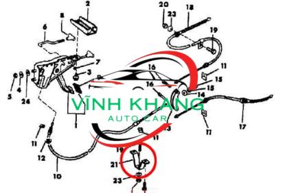 VNX3005 | DÂY PHANH TAY VINAXUKI HAFEI 2011 VNX3005 | DÂY PHANH TAY VINAXUKI HAFEI 2011 - Ảnh 3