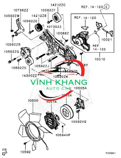 GIÁ BẮT LY TÂM MITSUBISHI TRITON 2005 GIÁ BẮT LY TÂM MITSUBISHI TRITON 2005 - Ảnh 3