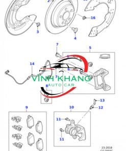 MPK425 | MÁ PHANH TRƯỚC ISUZU QKR270 - Ảnh 5