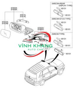 MẶT GƯƠNG CHIẾU HẬU HYUNDAI KONA (Copy) MẶT GƯƠNG CHIẾU HẬU HYUNDAI KONA (Copy) - Ảnh 3
