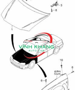 NẮP CAPO XE HONDA HRV 2018-2023 | 60100T7JH00ZZ NẮP CAPO XE HONDA HRV 2018-2023 | 60100T7JH00ZZ - Ảnh 5