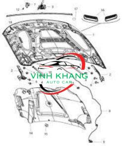 NẮP CAPO XE HONDA HRV 2018-2023 | 60100T7JH00ZZ NẮP CAPO XE HONDA HRV 2018-2023 | 60100T7JH00ZZ - Ảnh 4