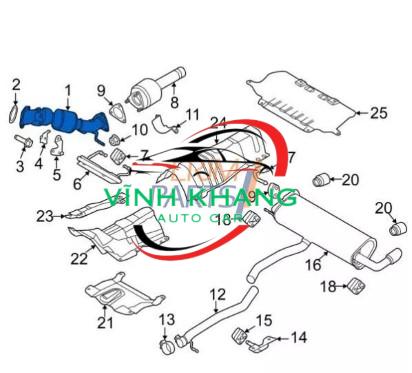 ỐNG XẢ ĐOẠN GIỮA DAEWOO GENTRA 2010 ỐNG XẢ ĐOẠN GIỮA DAEWOO GENTRA 2010 - Ảnh 5