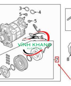 7813B143D | PULY LỐC ĐIỀU HÒA MITSUBSIHI TRITON 2014-2019 (Copy) 7813B143D | PULY LỐC ĐIỀU HÒA MITSUBSIHI TRITON 2014-2019 (Copy) - Ảnh 5