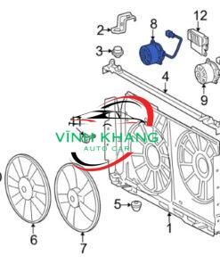 QUẠT KÉT NƯỚC XE PORSCHE CAYENNE 2006-2010 | 7L0959455E QUẠT KÉT NƯỚC XE PORSCHE CAYENNE 2006-2010 | 7L0959455E - Ảnh 5