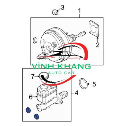 TỔNG PHANH ISUZU NQR75 2020 | 8982010964 TỔNG PHANH ISUZU NQR75 2020 | 8982010964 - Ảnh 5