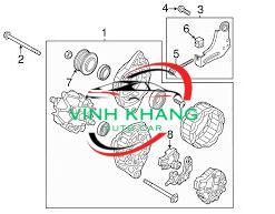 IC MÁY PHÁT XE KIA SPORTAGE 2012 | 373702F101 IC MÁY PHÁT XE KIA SPORTAGE 2012 | 373702F101 - Ảnh 5