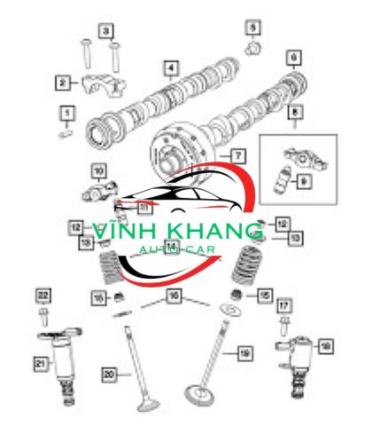TRỤC CAM HYUNDAI STAREX 2005 TRỤC CAM HYUNDAI STAREX 2005 - Ảnh 3