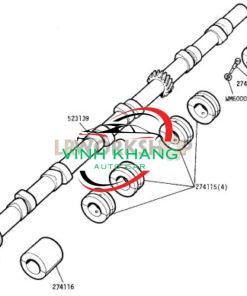 TRỤC CAM HYUNDAI STAREX 2005 - Ảnh 4