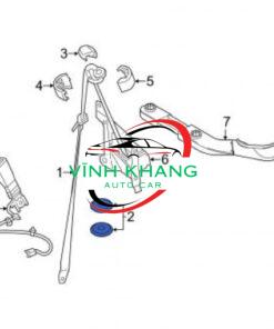 DÂY ĐAI AN TOÀN CHEVROLET CAPTIVA 2007 | 96474659 - Ảnh 5
