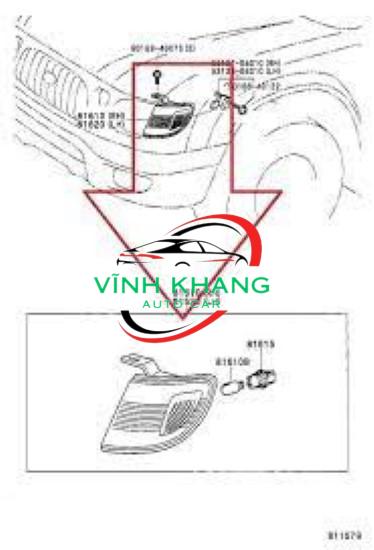 0K60C51070C | ĐÈN XI NHAN TRÁI KIA K190 0K60C51070C | ĐÈN XI NHAN TRÁI KIA K190 - Ảnh 5