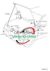 81130H7000 | KHÓA NẮP CAPO KIA SOLUTO 81130H7000 | KHÓA NẮP CAPO KIA SOLUTO - Ảnh 3