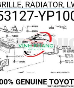LƯỚI CẢN TRƯỚC XE KIA FORTE 2019-2021 | 86531M6000 LƯỚI CẢN TRƯỚC XE KIA FORTE 2019-2021 | 86531M6000 - Ảnh 4